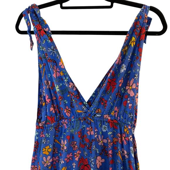 Dauphinette X J.Crew Tie-Shoulder Maxi Cover-Up Dress Small Cornucopia Floral - Picture 12 of 12